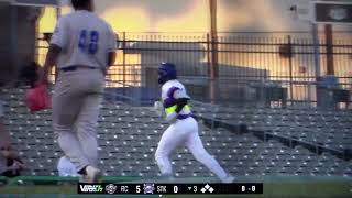 Stocktons Myles Naylor hits home run vs Rancho Cucamonga [upl. by Ahsyak]