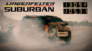 Lingenfelter Supercharged Suburban 1309 Quarter Mile  Hot Rod Power Tour 2024 [upl. by Ezaria]