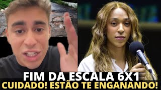 Nikolas Ferreira expõe verdade por trás do Fim da Escala 6x1 de Erika Hilton do Psol [upl. by Connie354]