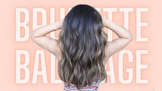 BRUNETTE BALAYAGE TUTORIAL  The Hairstylist [upl. by Horn203]