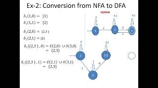 Converting NDFSM to DFSM [upl. by Arahk959]