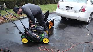 50 John Deere JS63 Lawn Mower Walk Around amp Prepping It For 300 Resale [upl. by Baler]