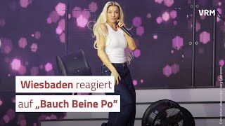 Wie Wiesbadener auf viralen Song „Bauch Beine Po“ reagieren [upl. by Teage621]