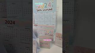 MINI COMBO CALENDÁRIOS PARA IMPRIMIR 2024  ARQUIVO DIGITAL PAPELARIA PERSONALIZADA [upl. by Adalbert]