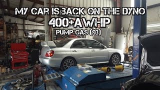 Car Build 04 Subaru WRX STi Ep 13  400WHP STi back On The Dyno [upl. by Nylear]