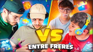 4 FRÈRES SAFFRONTENT SUR CLASH ROYALE LES PERDANTS OBÉISSENT PENDANT 24H [upl. by Whitcher]