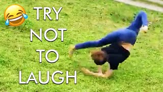 Try Not to Laugh Challenge Funny Fails 😂 [upl. by Ahsinnor]