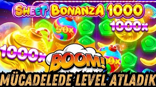 SWEET BONANZA 1000 YENİ OYUN  MÜCADELEDE LEVEL ATLADIK [upl. by Yllas]