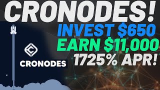 CRONODES Turn 650 Investment Into 11000 Profit How To Step By Step Tutorial [upl. by Jacquelyn355]