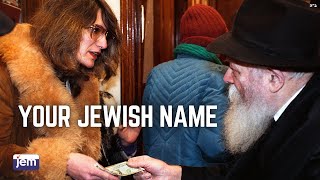 Heres Your Jewish Name  The Lubavitcher Rebbe [upl. by Caswell886]