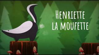 Histoire pour enfants  Henriette la moufette  Livre audio et animé [upl. by Alael845]