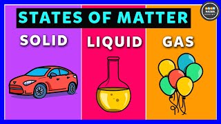 States of Matter  Solid Liquid and Gas  Chemistry [upl. by Stortz]