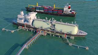 Ship maneuvering berthing and mooring simulation  Case study at Hyosung Vina Chemicals port [upl. by Kimmy672]