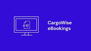 CargoWise eBookings [upl. by Akerdnahs]