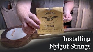 Changing Nylgut Strings [upl. by Bensen621]