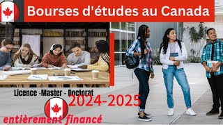 Bourse détude gratuite au Canada 20242025 pour tout les étudiants étrangers [upl. by Ariat927]