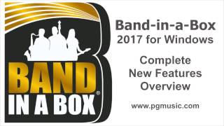 BandinaBox® 2017 for Windows New Features Overview [upl. by Encratis957]