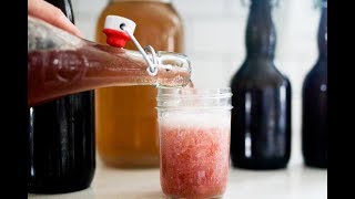 HOW TO MAKE WATER KEFIR  Fermented Drink Recipes [upl. by Kentigerma]