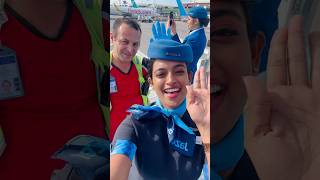 ✈️വായ് നോക്കി നിന്ന് flight പോയേനെ 🫣 cabin crew  cheerswithash  shorts [upl. by Atikihs]