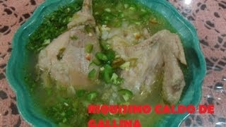 RIQUISIMO CALDO DE GALLINA  LOS ANGELES COCINAN [upl. by Ariay]