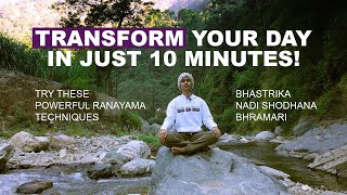 Transform Your Day in Just 10 Minutes Try These Powerful Pranayama Techniques [upl. by Emanuel]