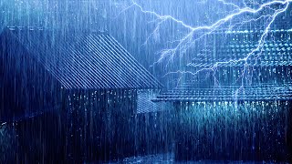 Elimina la ansiedad para dormir profundamente en 3 minutos ⚡Ruido de lluvia nocturna para dormir [upl. by Ahsima37]