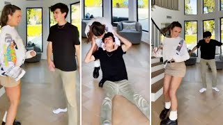 Brent Rivera Girlfriend Pierson Spin around 15 Times and trying to kiss Brent Rivera [upl. by Aihsiek663]