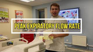 Peakflow Demonstration Peak Expiratory Flow Rate [upl. by Notsnhoj]