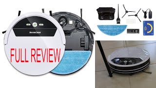 Silvercrest Robot Vacuum Cleaner With MOP Function SSWR A1 TESTING [upl. by Pepe]