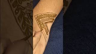 Simple henna design tutorial Easy mehendi design beginners yt shortsfeed viral trending fyp [upl. by Roderick]