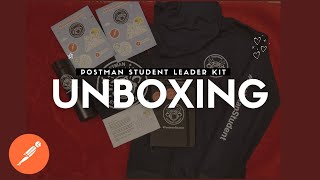 Postman Student Leader Swag Kit Unboxing [upl. by Crosley]