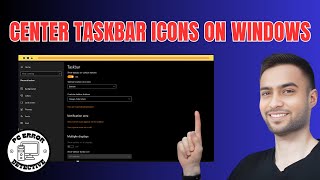 How to Center Taskbar Icons on Windows 10 [upl. by Katy]