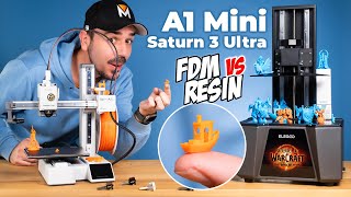 Bambu A1 Mini VS Saturn 3 Ultra  3D Drucker für maximale Details [upl. by Tnomal294]