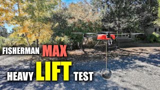 SwellPro FISHERMAN MAX FD2 Weight Lift Test  How Heavy amp How Long [upl. by Nillad941]