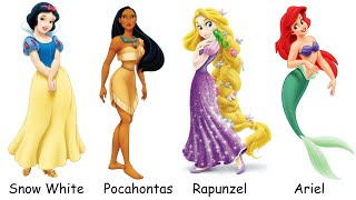 DISNEY PRINCESS EXPLAINED IN CHRONOLOGICAL ORDER PART 2 [upl. by Vonnie]