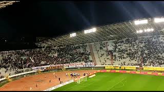 HAJDUK  GORICA Torcida pozdravlja igrače nakon pobjede [upl. by Arianne]