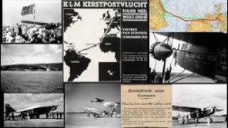 de Snip KLM vliegtuig Fokker PHAIS dec1934 de 1e transAtlantische vlucht Schiphol naar Curaçao [upl. by Lorrimor]