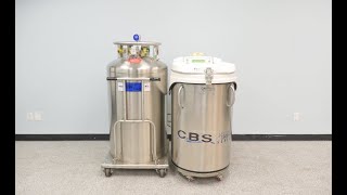 CBS Liquid Nitrogen Freezer v1500 ab ID 18835 [upl. by Euqinomahs]