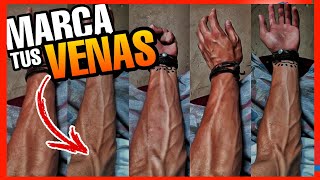 🔺 Como tener las VENAS MARCADAS Facil y rapido brazos mas aesthetic💪 [upl. by Sholeen]