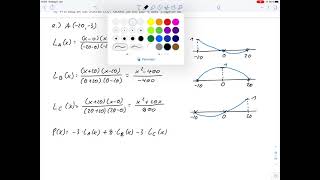 Funktionsgleichung aufstellen mit LagrangePolynomen  Aufgabe 36 – Rep Mathematik 1 [upl. by Charmane644]