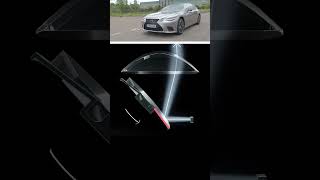 La extraña tecnología de los faros del Lexus LS 2021 Blade Scan shorts [upl. by Berl]