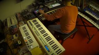 Trance Jam 6 quotEarthquot Waldorf Rocket vs Microbrute Mininova Beatstep Pro  Keystep [upl. by Ornstead]