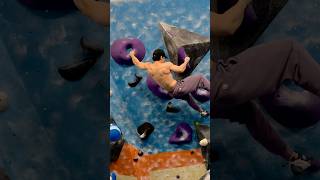 Flashed⚡️Purple Slopersv68 climbing rockclimbing indoorclimbing shorts youtubeshorts viral [upl. by Airyt680]