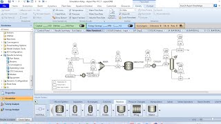 ASPEN Simulation CO  H2O  H2  CO2 Water gas shift Reaction [upl. by Ayomat174]