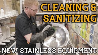 Cleaning And Sanitizing The Grainfather SF70 Fermenter Or Any Other Stainless Steel Fermenter [upl. by Nealah]