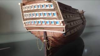 HMS Victory Constructo 194 scale model slideshow [upl. by Siro]