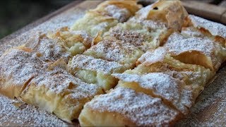 Custard Pie With Phyllo  Bougatsa [upl. by Elvira435]