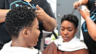 Salon Visit CURL DEFINING Set on 4C Hair  Ep2 [upl. by Metzgar632]