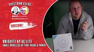 Ubiquiti AP AC Lite Unboxing and Install Thoughts [upl. by Ingra390]