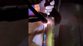 Welding thin metal turns out to be more difficult than welding steel plates trending viral shorts [upl. by Sneed]